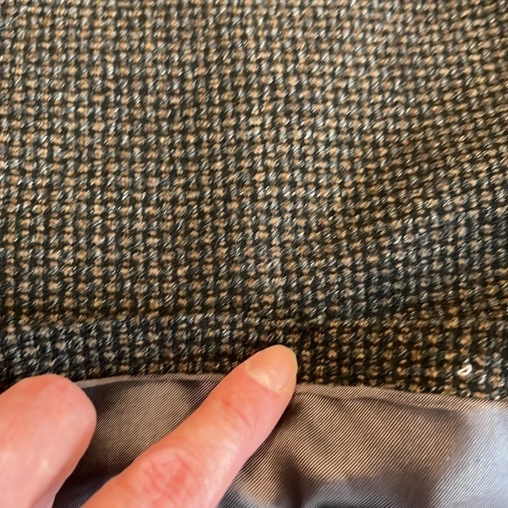 ZANELLA made in Italy basket weave pattern sport coat, size 44